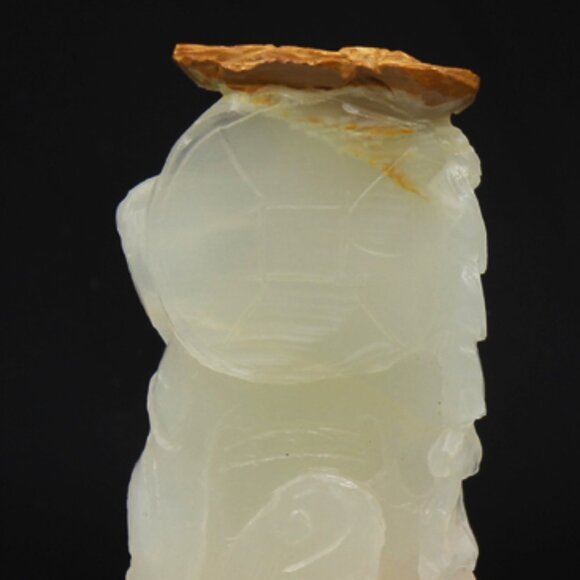 Antique Chinese Soapstone Sculpture - God of Wealth - Picture 7 of 12